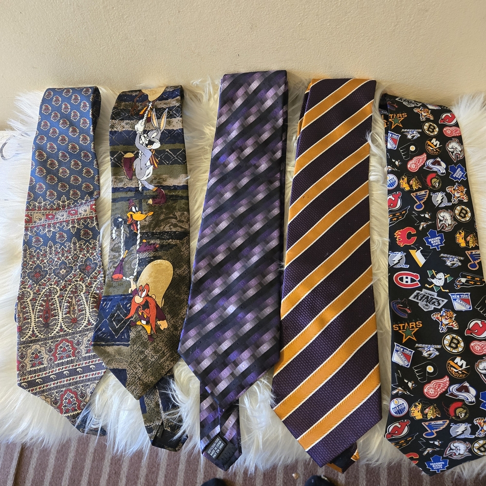 Assorted Stylish Men's Tie Collection - Multicolor